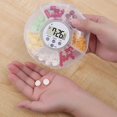 thumbnail image 4 of Automatic Medication Dispenser Pill Reminder Organizer with Timer Recording Function 7 Compartments Organizer Box, 4 of 7