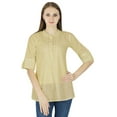 thumbnail image 1 of Robe Haut Boho Unie Tunique Décontractée Vêtements Femme Coton Été Robe d'Été, 1 of 5