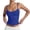 3#Royal Blue, variant on Junboys Built-in Bra Tank Tops for Women - V-Neck Sleeveless Padded Camisole with Removable Cups, Basic Tank with Support for Inner and Outer Wear