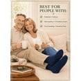 thumbnail image 7 of Comfello Circulatory Diabetic Ankle Socks for Men & Women – 6-Pack – Non-Binding, Extra Wide Moisture Wicking Cotton Socks, 7 of 7