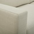 thumbnail image 6 of Better Homes & Gardens Springwood Wood Frame 83.46" Couch, Cream Linen, Black Woodbase Finish, 6 of 12