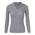 thumbnail image 4 of Tricot Uni pour Femmes, Col Roulé, 4 of 5