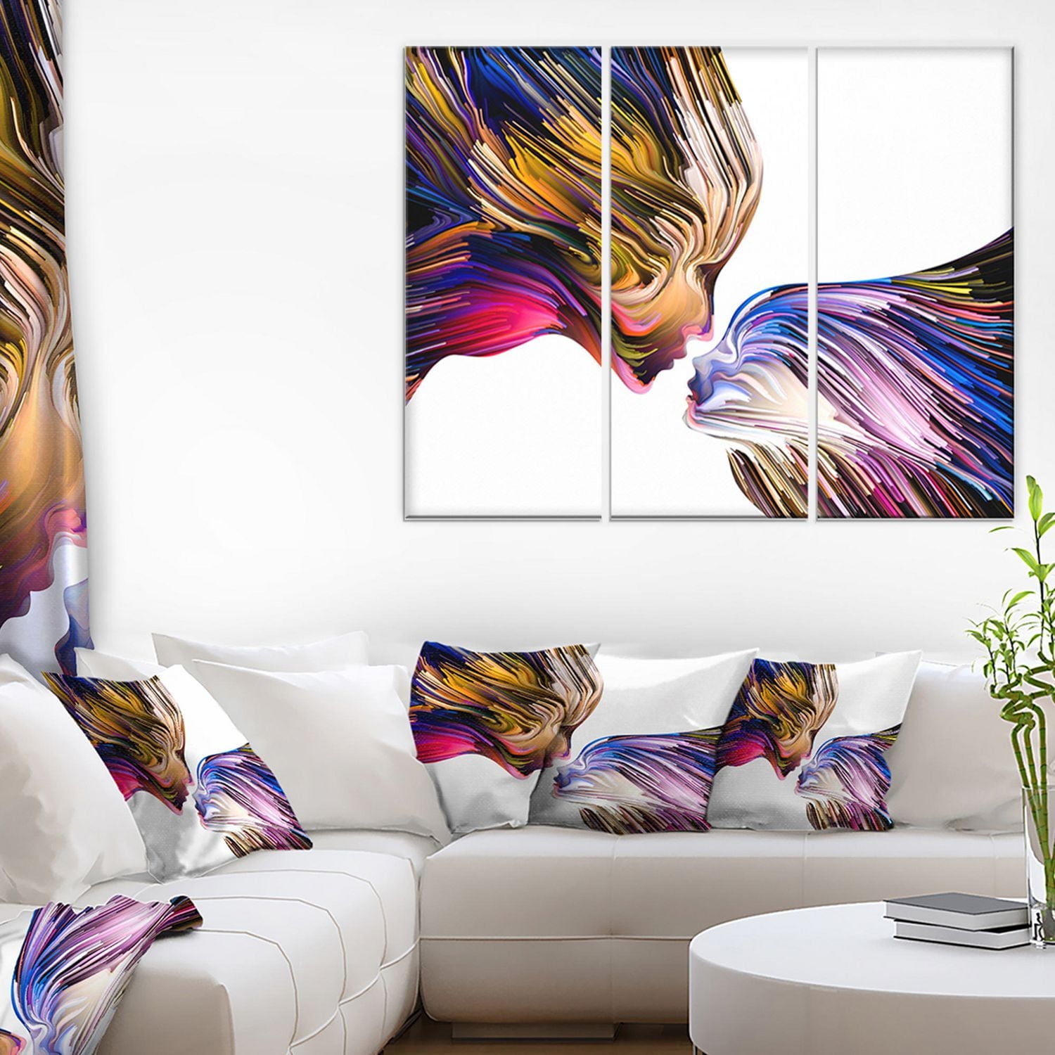 Design Art Metaphorical Mind Painting Canvas Print