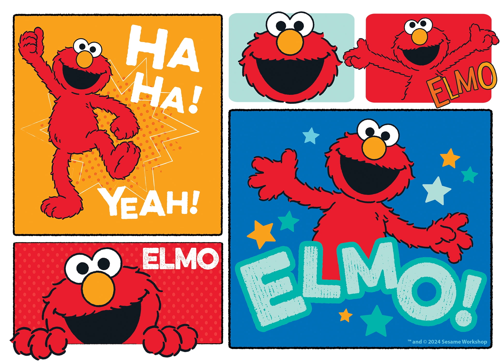 Buffalo Games Sesame Street 4-in-1 Multipack Interlocking Jigsaw Puzzles for Children Ages 6+