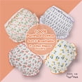 thumbnail image 2 of BIIOVENR 4Pcs Toddlers Diaper Covers Bloomers Underwear for Baby Girls Cotton Triangle Baby Shorts, 2 of 5