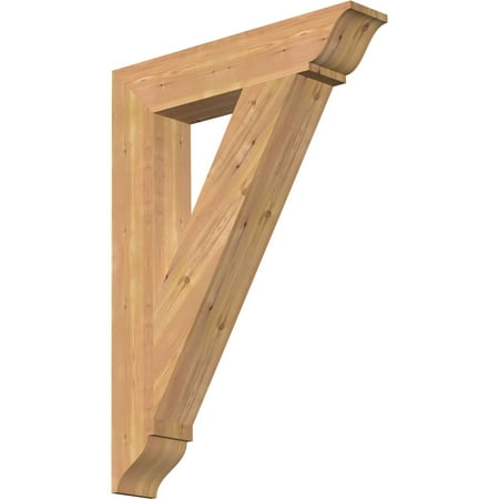 

Ekena Millwork 5 1/2 W x 30 D x 42 H Traditional Traditional Smooth Bracket Western Red Cedar