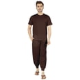 thumbnail image 1 of Inkmeso SolidPajama Set For Mens Short Sleeve Sleepwear Round NeckNightwearPj Set, 1 of 7