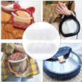 thumbnail image 4 of Miangastore 8 Pcs Planche Ronde en Acrylique Transparent Outils de Bricolage pour Faire des Sacs au Crochet, 4 of 8