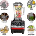 thumbnail image 2 of 4500w Multifunction Blender Professional Heavy Duty Commercial Mixer Juicer Grinder Ice Smoothies Fruit Food Processor, 2 of 5