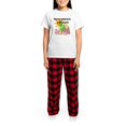 thumbnail image 4 of CafePress - Honeymoon Bermuda Women's Light Pajamas - Women's Short Sleeve Print T-Shirt and Pants Light Cotton Pajama Set, 4 of 7