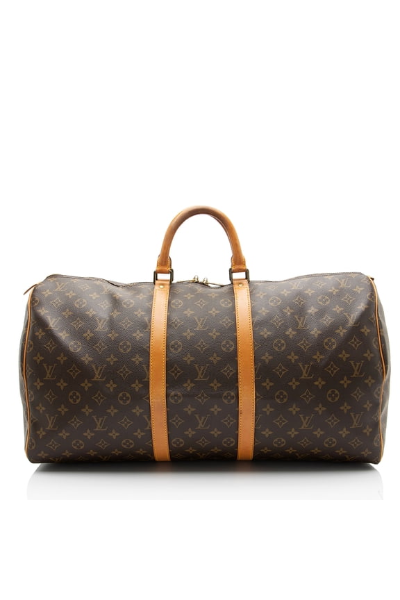 Pre-Owned Louis Vuitton Vintage Monogram Canvas Keepall 55 Duffle