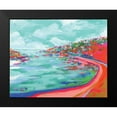 thumbnail image 2 of Kamdon Kreations 24x20 Black Modern Framed Museum Art Print Titled - Boat Party, 2 of 5