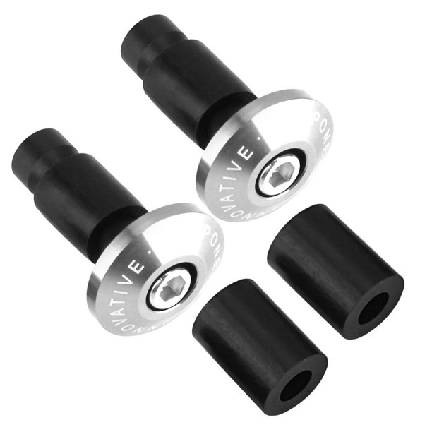 Tebru Motorcycle Handlebar End Cap, 22mm 7/8inch Motorcycle Handlebar End Slider Plug Caps for