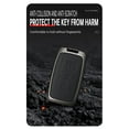 thumbnail image 6 of Car Key Shell Fit for Range Rover Accessories 360 Degree Protection Key Fob Case Metal Frame Key Bag Leather Key Housing Fit for Jaguar F-Type XJ XF F-PACE, 6 of 6
