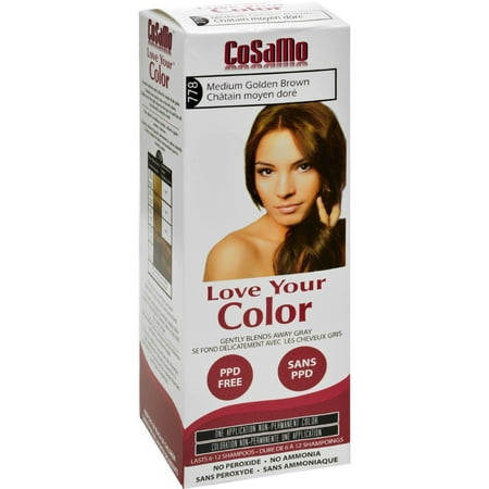 Love Your Color Hair Color - Cosamo - Non Permanent - Med Gold Brown - 1
