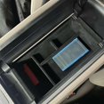 thumbnail image 3 of Car Armrest Storage Box for Jaecoo J7 PHEV, Center Console Organizer Tray, Custom Fit Interior Tidying Solution for 2023-2025 Models, Black, 3 of 8