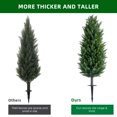thumbnail image 3 of QinaQin Árbol topiario artificial con estaca para suelo, planta decorativa para interior o exterior, ideal para jardín, entrada, patio o balcón, 3 of 9
