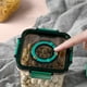 thumbnail image 5 of Almacenamiento y organización de la cocina, recipiente hermético para cereales con tapa, recipiente transparente hermético para almacenar alimentos de cocina para granos, azúcar, harina, arroz, nueces, 5 of 9