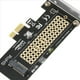 thumbnail image 3 of 2X Tarjeta Vertical M2 NVME Tarjeta Vertical M2 NVME una Pcie X1 Tarjeta de ExpansióN de Unidad de Estado SóLido M2 Sin Controlador para WIN10, 3 of 5