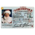 thumbnail image 2 of Tarjetas de licencia de conducir de Papá Noel Regalos de Navidad Tarjeta de felicitación Adornos de Navidad Wdftyju Para estrenar, 2 of 4