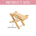 thumbnail image 2 of KONTONTY 2pcs Potty Foot Stool Adults for Daily Use Natural Bamboo Color Bathroom, 2 of 8