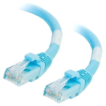 C2G 20ft Cat6a Snagless Unshielded (UTP) Network Patch Ethernet Cable-Aqua - patch cable - 20 ft - aqua