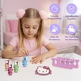 thumbnail image 4 of Set de Esmaltes de Agua Hello Kitty Lavables con 15 Colores, Pegatinas y Caja de Regalo para Niñas - MAKEUPERIA, 4 of 5