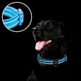thumbnail image 3 of Collar Reflectante para Perros,Collar para Mascotas Acolchado De Neopreno Suave con Anillo De Etiqueta,Ajustable para Perros Medianos,Azul Cielo,M, 3 of 5