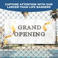 thumbnail image 2 of Grand Opening Banner Sign For Outdoor-Indoor Use 4x2 Ft Large Custom Banner and Signs with Hanging Rope Grand Opening Backdrop for Party Decor Oxford Cloth Sublimation Banner for Easy Hang, 2 of 6