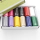 thumbnail image 4 of Hilos de coser Sunnimix 12 colores poliéster 383 yardas por carrete surtido de colores para acolchado mano, 4 of 8