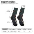 thumbnail image 2 of Picia Stylish Avian Gathering Print Athletic Socks for Men & Women – Cushioned Moisture-Wicking Crew Socks for Sports, Running, and Training, Soft & Breathable Size 5-11, 2 of 6