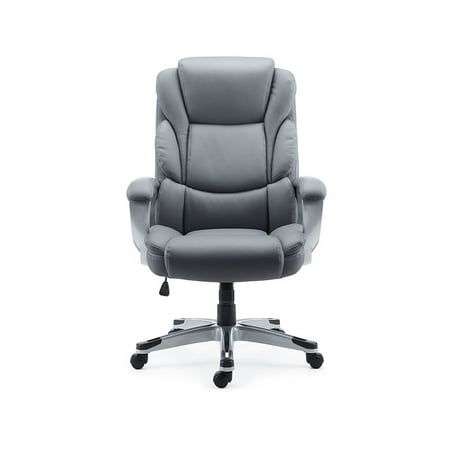 Staples Mcallum Bonded Leather Managers Chair Gray 2712527