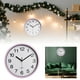 thumbnail image 2 of Reloj De Pared De Plástico De 10 Pulgadas Reloj De Cuarzo Para Salón Reloj De Pared Para Dormitorio Y Salón Decoración Con Reloj Adecuado Para Ver, 2 of 7