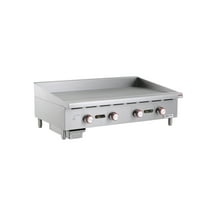 Magic Chef Commercial 48 in. Commercial Manual Countertop Griddle in Stainless Steel