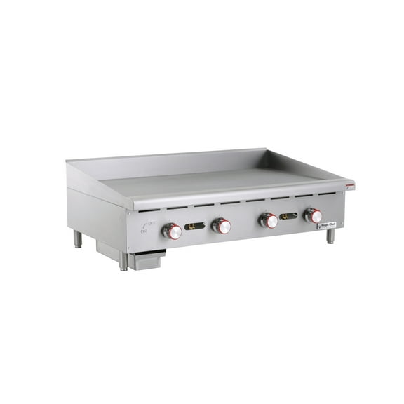 Magic Chef Commercial 48 in. Commercial Manual Countertop Griddle in Stainless Steel