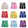 thumbnail image 2 of Pantalones de boxeo con diseño de cinta, pantalones cortos de Muay Thai, entrenamiento de competición, kickboxing, pantalones Sanda, pantalones de combate de artes marciales mixtas, 2 of 5