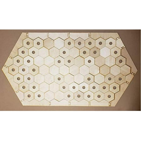 Settlers of Catan Board Game Frame #17 - 72 Hexagons 43 w/ Holes and 29 w/o (Best Settlers Of Catan Game)