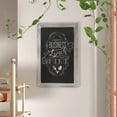 thumbnail image 2 of Flash Furniture Canterbury 20" x 30" Whitewashed Wall Mount Magnetic Chalkboard Sign with Eraser, Hanging Wall Chalkboard Memo Board for Home, School, or Business, 2 of 12