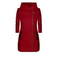 thumbnail image 2 of CEHVOM Veste Chandail à Capuchon à Manches Longues Décontractée et Tendance pour Femmes en Liquidation, 2 of 8