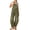 Army Green, variant on Women's Camel Pink Y2K Mid Rise Barrel Jeans, Vintage Western Print Loose Fit with Side Pockets