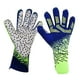 thumbnail image 1 of Guantes de portero de fútbol para adultos, guantes de portero, protector antideslizante para portería de fútbol. azul y verde, 1 of 9