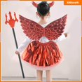 thumbnail image 2 of [Xmeqvpth] Juego De Disfraces De Diablo De Halloween Regalo Para Niños Diadema De Pelo Mascarada, 2 of 3