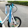 thumbnail image 4 of MINI-FACTORY Bike Bell + Streamer for Kid Girls, Cute Flower Bike Bell + Streamer Robbin Children's Bike Accessory (Blue-White), 4 of 4