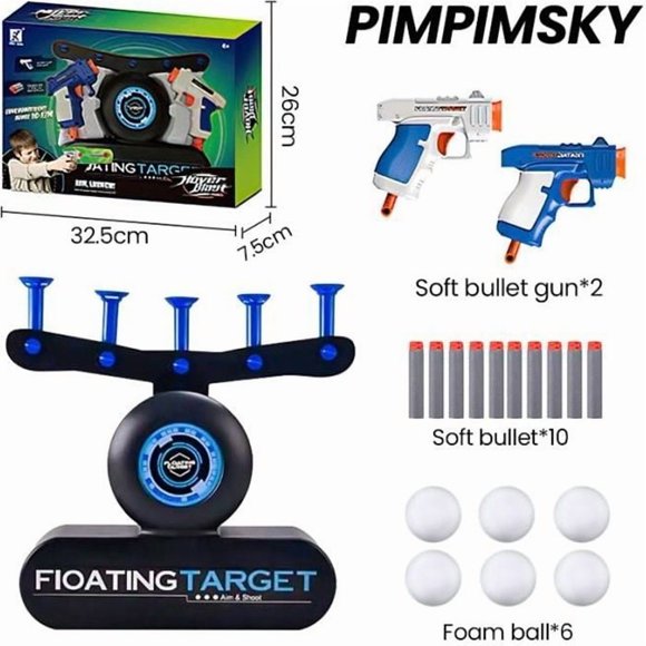 PIMPIMSKY Jeu de Cible Électrique - Cible Flottante pour Enfants - Jouet de Tir Flottant