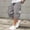 Light Gray, variant on Men's Olive Green Cargo Shorts With 7/8 Length And Multiple Pockets Featuring Loose Fit Cuts For Summer Streetwear Hiking Fishing Camping Yard Chores Army Green L