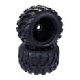 thumbnail image 2 of 2Pc 5.9" Dia Rubber Wheel Tire Tyres for HSP RC Truck, 2 of 6