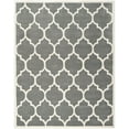 thumbnail image 2 of SAFAVIEH Chatham Freddy Geometric Wool Area Rug, Dark Gray/Ivory, 10' x 14', 2 of 10