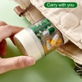 thumbnail image 3 of Pill Box Organizer Weekly Medicine Dispenser Large Capacity Compact Design Portable Pill Tablet Storage Box with Cutter, 3 of 8