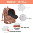 thumbnail image 4 of Casual Boho Mandala Floral Backpack for Women & Men, Large Laptop Bookbag for School College, Lightweight Durable for Commuting Work Travel Gift, 4 of 5