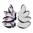 thumbnail image 5 of Juego de 10 fundas protectoras portátiles de neopreno para cabezas de palos de golf., 5 of 5